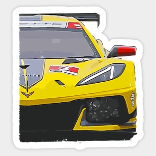 C8.R Corvette C8 Racecar Supercar Sportscar Sticker